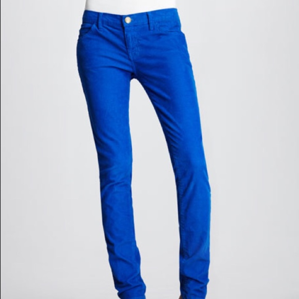 Current/Elliott low-rise  skinny jeans cord